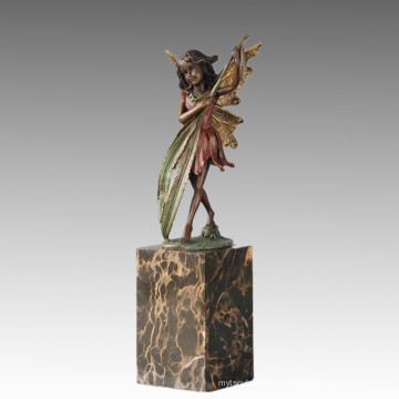 Statue de la mythologie Fête des papillons Bronze Sculpture TPE-729/730/732/733